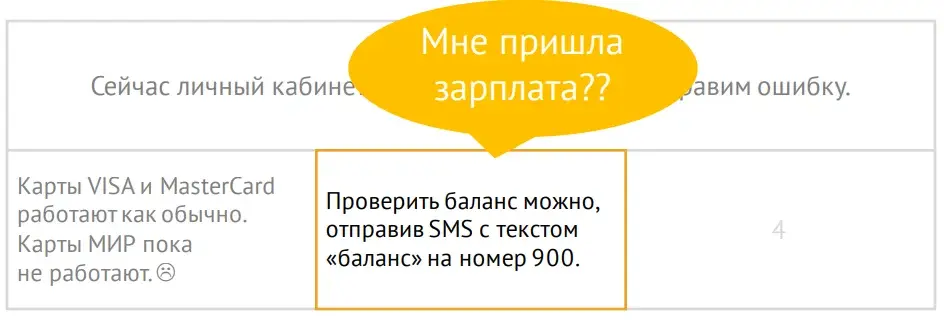 Сообщение об ошибке. Мне пришла зарплата?| SobakaPav.ru