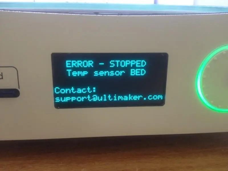 Сообщение об ошибке на 3D-принтере | SobakaPav.ru